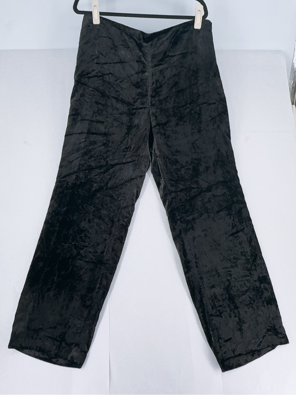 Vince black velvet wide leg pant NWT Size L/G - Picture 4 of 13